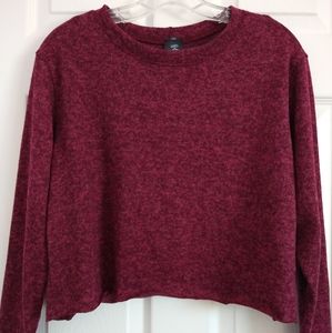 NEW Agnes & Dora Soft Cropped Pullover Top Size S